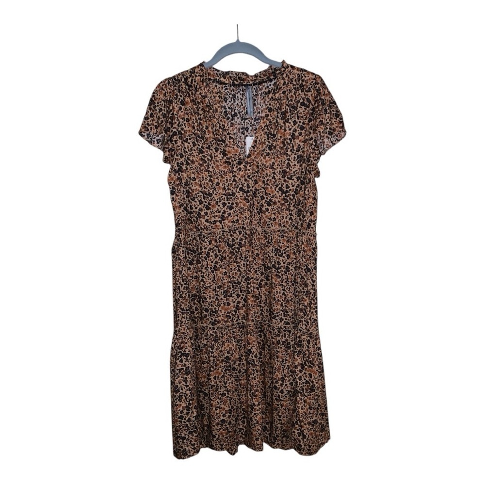 Anthropologie Ruffle Sleeve Dress - Picture 4 of 13